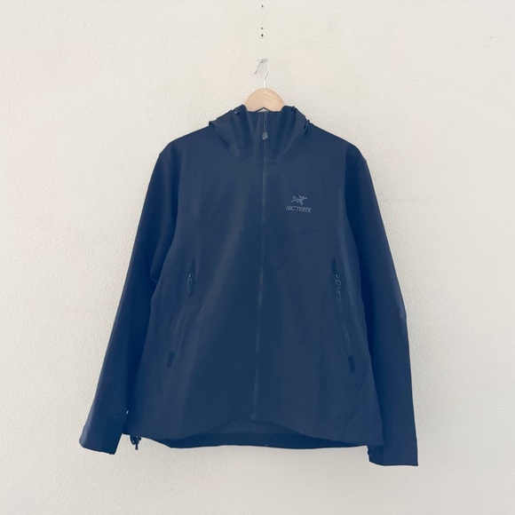 Arc’teryx Gamma Hoody Jacket Womens XL Black Nylon Outdoor Hiking Wind Breaker - Picture 5 of 13